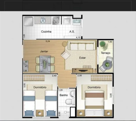 imagem 1 - Apartamento - Padrão imagem 1 - Apartamento - Padrão